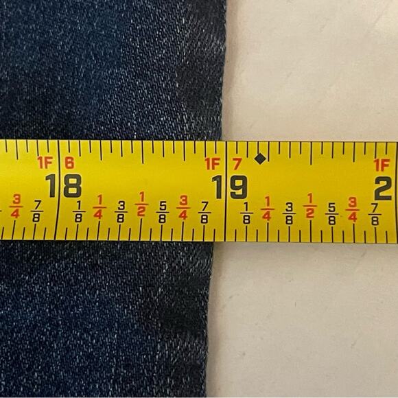 Hope & Harlow Blue Jean Denim Patchwork Boho Chic Western Dress NWOT Size 10 - Picture 11 of 13